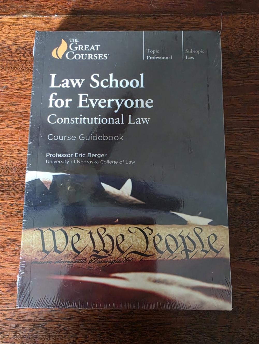 Law School for Everyone: Constitutional Law DVD + Guidebook Great Courses NEW